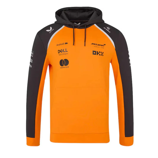 Chaqueta sudadera con capucha del equipo McLaren 2025 de Fórmula 1