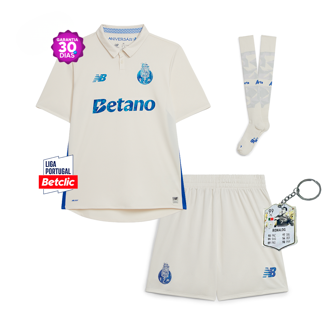 Conjunto Infantil Porto Terceiro Equipamento 2025/26 - ÚLTIMAS UNIDADES! 🔥🐉