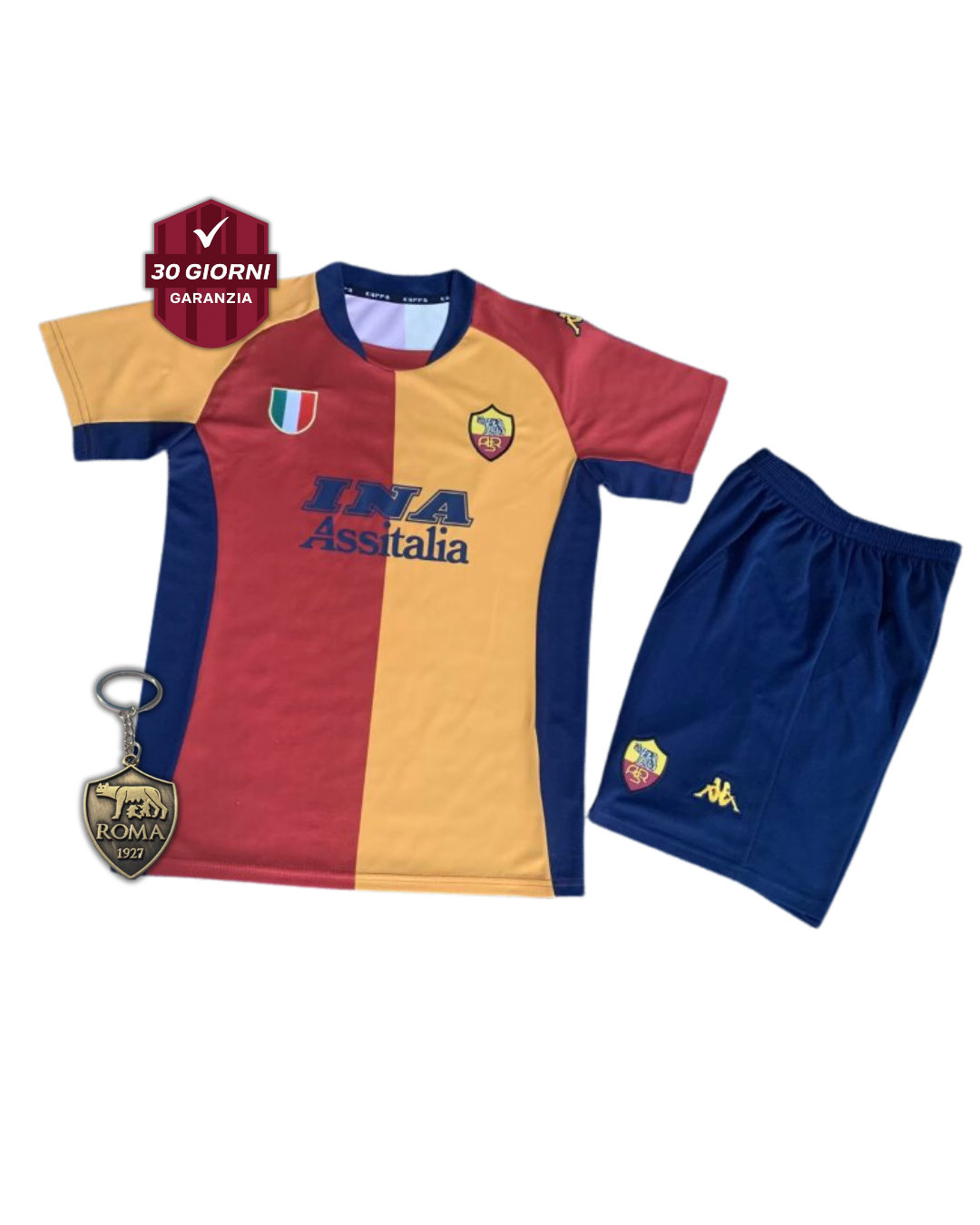 Kit ASR Bambino Retro Totti #10 2001/02