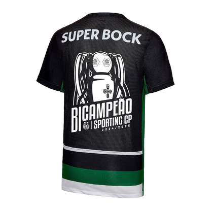 Camisola Sporting Principal BICAMPEÃO 2024/25 - MODELO EXCLUSIVO! 🦁🏆