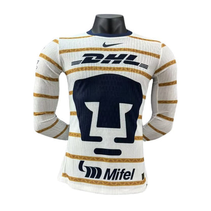 Camiseta de jugador auténtica de local Pumas 2024/25 de manga larga - Corte ajustado 