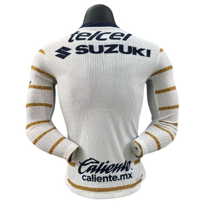 Camiseta de jugador auténtica de local Pumas 2024/25 de manga larga - Corte ajustado 