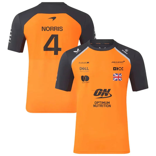 Camiseta de Fórmula 1 del piloto del equipo Lando Norris de McLaren F1 2025