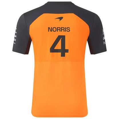 Camiseta de Fórmula 1 del piloto del equipo Lando Norris de McLaren F1 2025