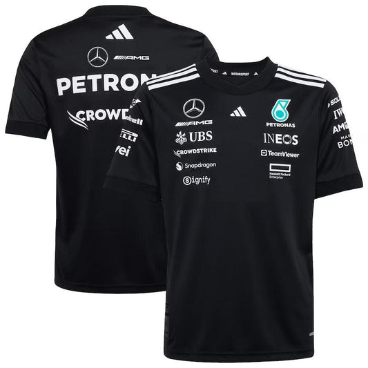 Camiseta adidas F1 2025 del piloto del equipo Mercedes AMG Petronas Fórmula 1 Fórmula 1