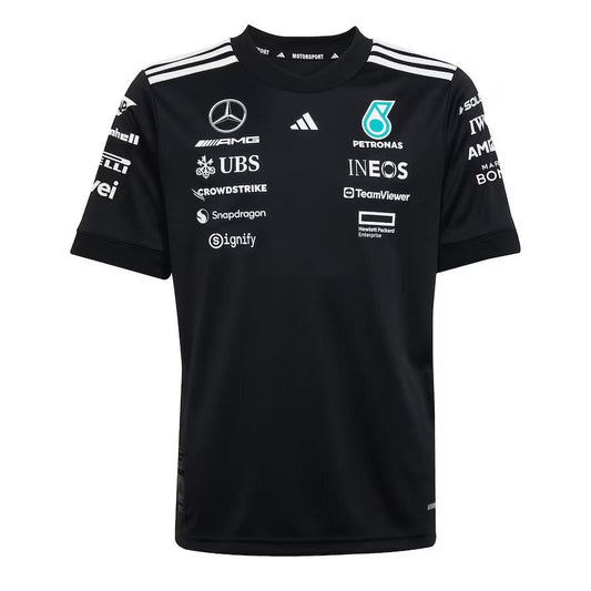 Camiseta adidas F1 2025 del piloto del equipo Mercedes AMG Petronas Fórmula 1 Fórmula 1