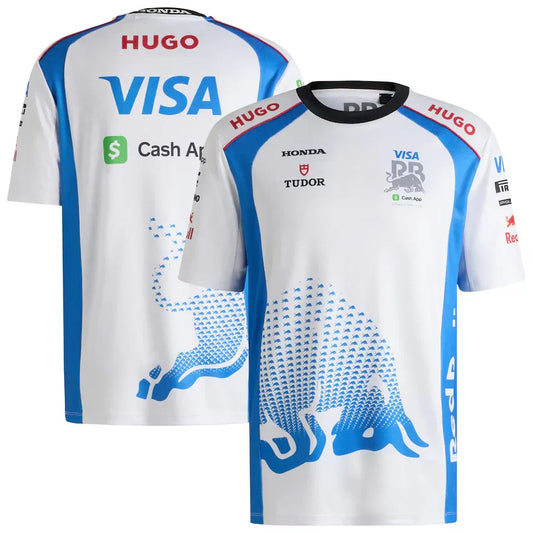 Camiseta de Fórmula 1 con la configuración del equipo VCARB Hugo F1 2025