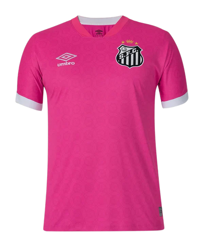 Santos 23/24 Pink October Edition Jersey - Fan Version
