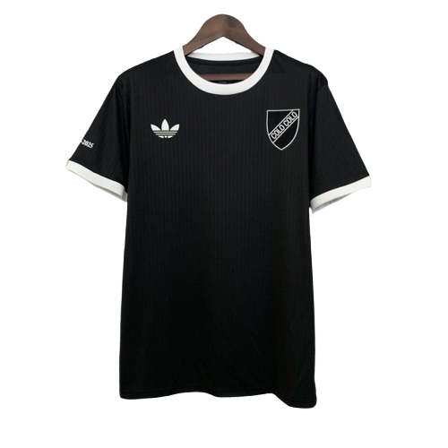 Camiseta Colo Colo 25/26 Edición 100 Aniversario - Negra - Versión Fan