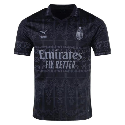 Camiseta Pleasures del AC Milan 2024 (versión para aficionados)
