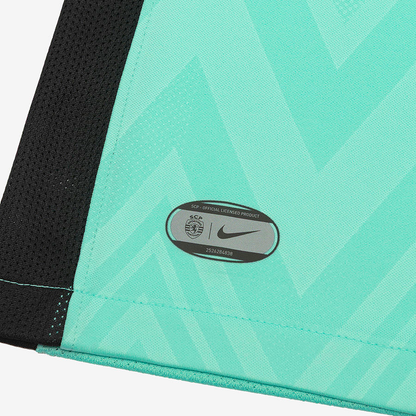 Tercera equipación infantil del Sporting, verde, 2025/26 - LANZAMIENTO 