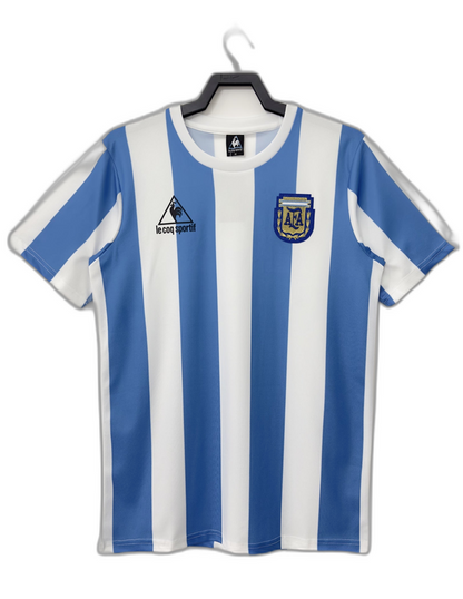 Camiseta local de Argentina 1986 - Versión retro 