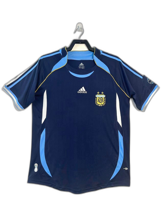 Camiseta visitante de Argentina 2006 II - Versión retro 