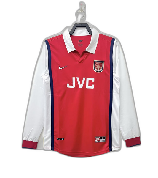 Camiseta local del Arsenal 1998 - Versión retro de manga larga