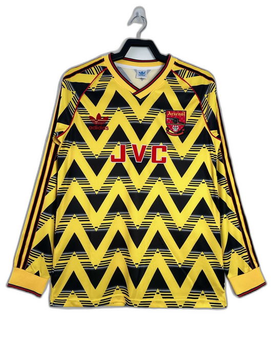 Camiseta de visitante del Arsenal II 91/93 - Versión retro de manga larga