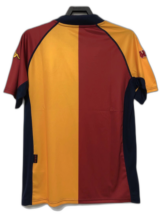 AS Roma 00/01 I Home Jersey - Retro Version