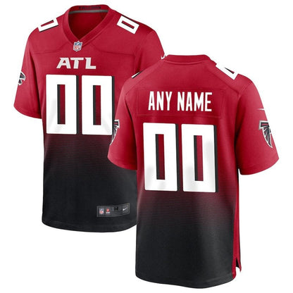 Atlanta Falcons - Camiseta alternativa personalizada de la NFL - Roja