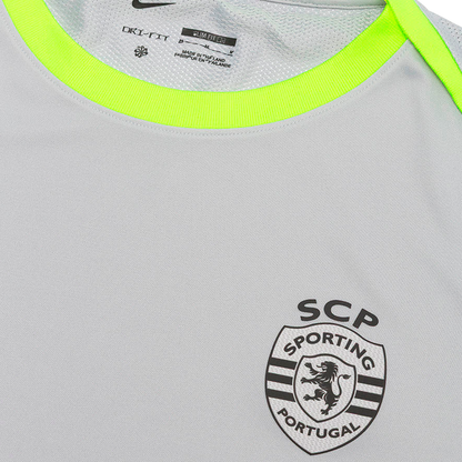 Camisola Sporting Treino Cinza 2025/26 - ÚLTIMAS UNIDADES! 🔥💚