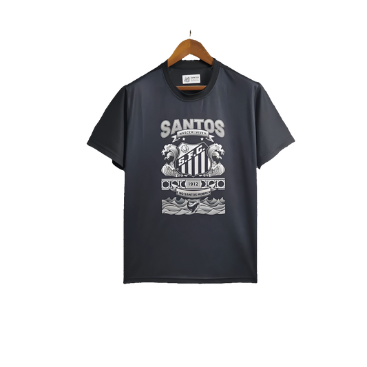 Camiseta Santos 25/26 Casual Edition - Negra - Versión Fan
