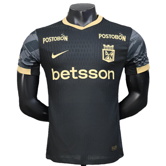 Camiseta Atlético Nacional 25/26 Edición Negra - Versión Jugador