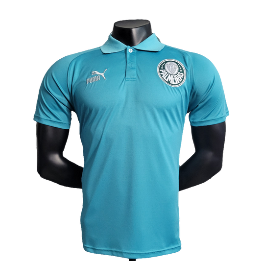 Camiseta Polo Palmeiras 23/24 - Verde Claro - Versión Fan