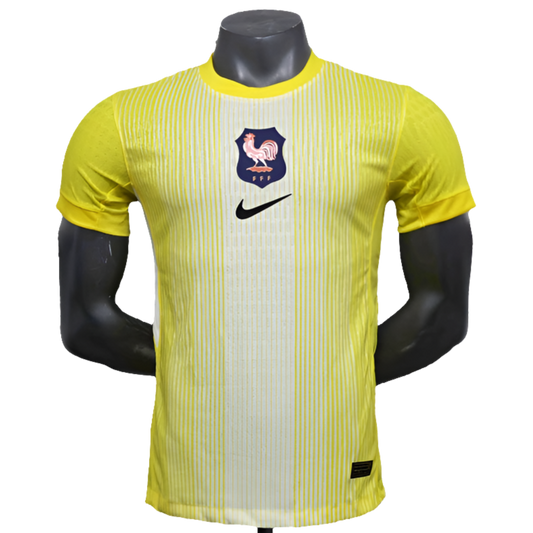 Camiseta de portero de Francia 25/26 - Amarilla - Versión de jugador