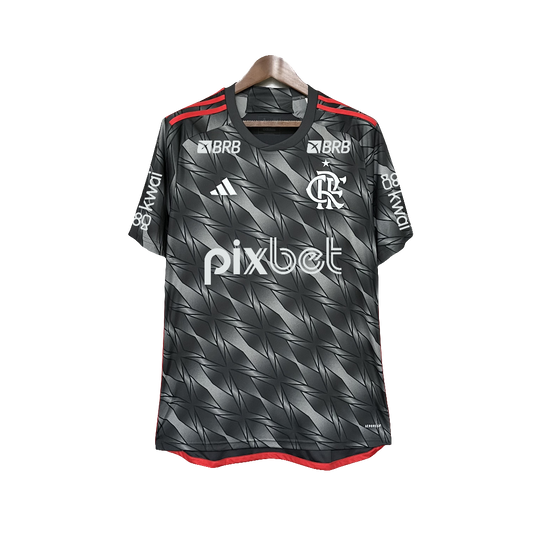 Tercera camiseta del Flamengo 24/25 - Todos los patrocinadores - Versión para aficionados