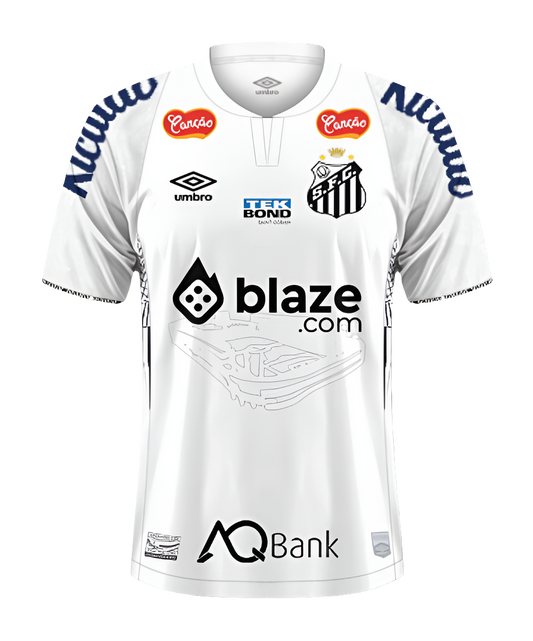 Santos 24/25 I Home Jersey - All Sponsors - Fan Version