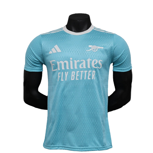 Camiseta prepartido del Arsenal 25/26 - Azul cielo - Versión de jugador