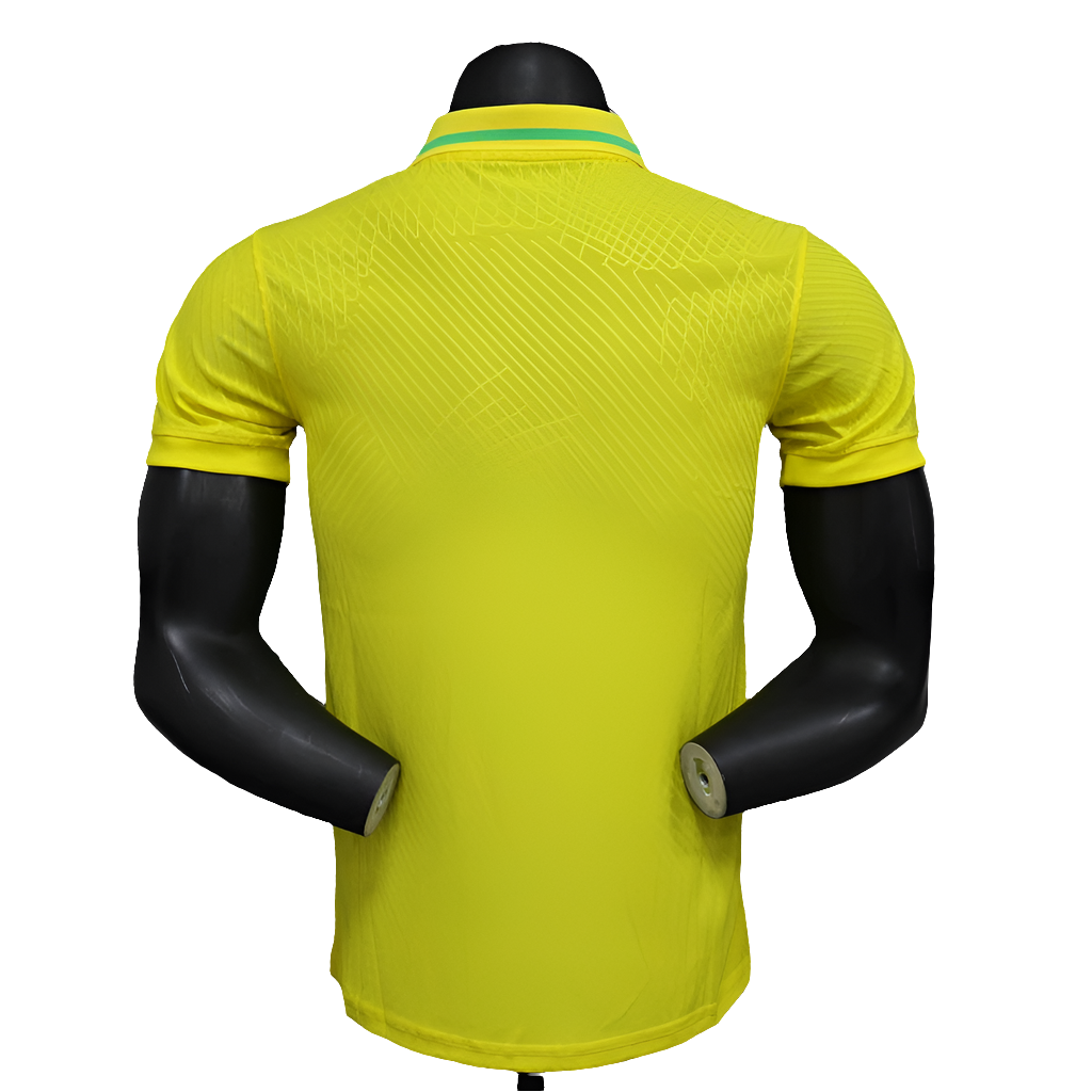 Camiseta Polo Brasil 25/26 - Amarilla - Versión Jugador 