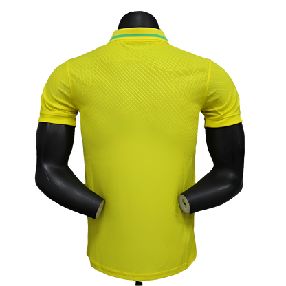 Camiseta Polo Brasil 25/26 - Amarilla - Versión Jugador 