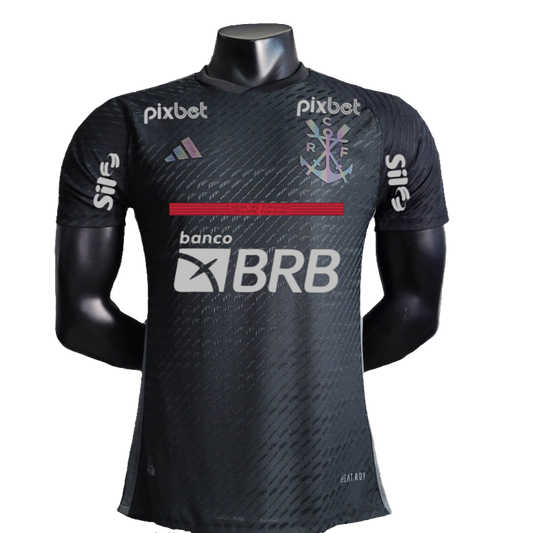 Tercera camiseta del Flamengo 23/24 - Todos los patrocinadores - Versión para el jugador