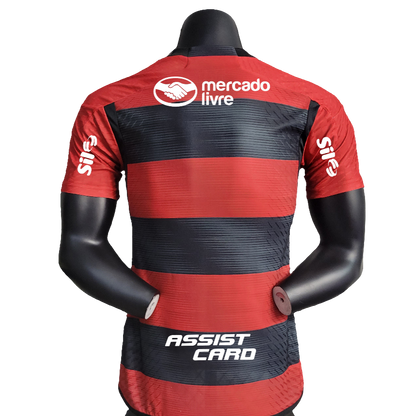 Camiseta local del Flamengo 23/24 - Todos los patrocinadores - Versión para jugador
