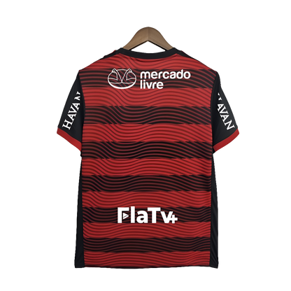Camiseta local del Flamengo 22/23 - Todos los patrocinadores - Versión para aficionados