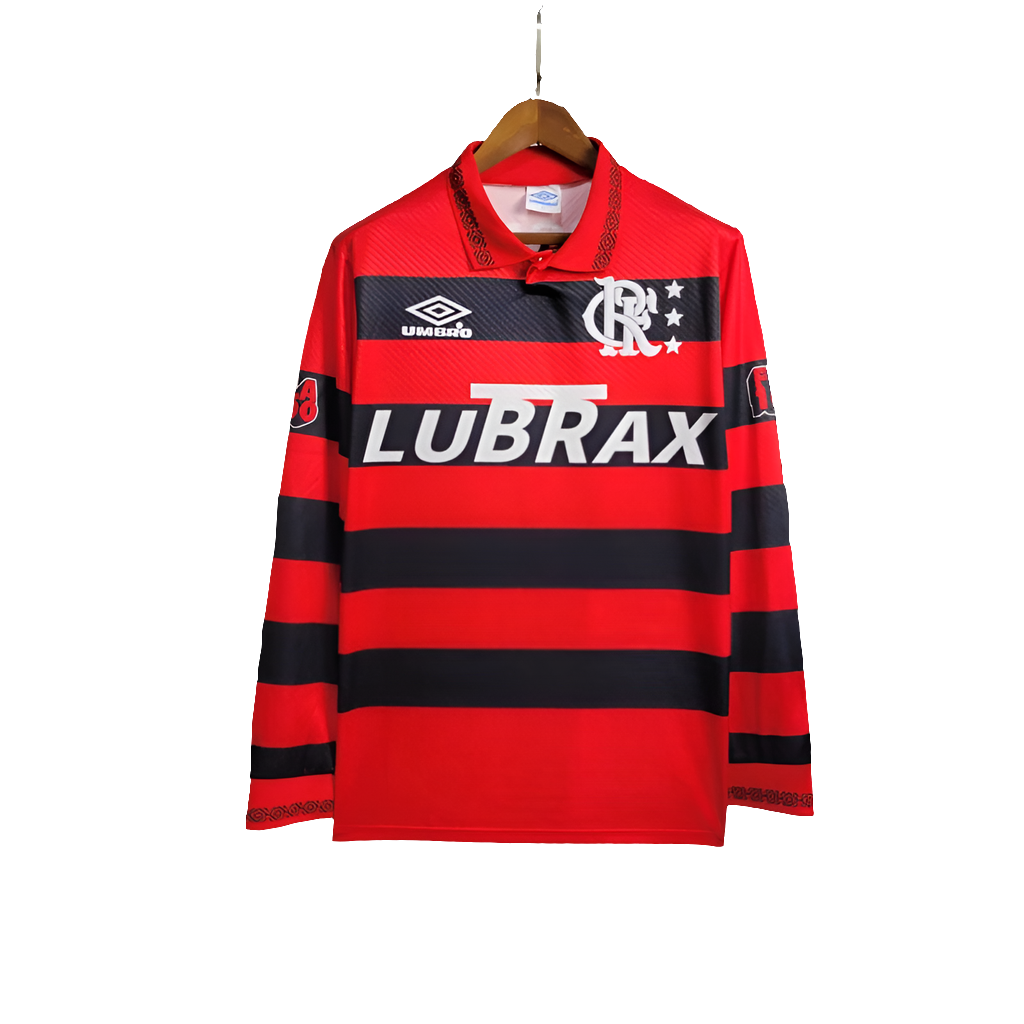 Camiseta local del Flamengo 94/95 I - Versión retro de manga larga