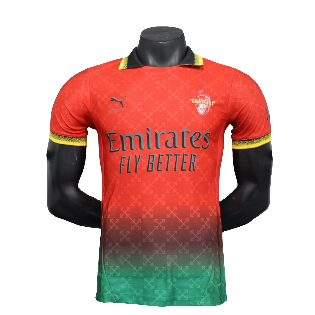 Camiseta conmemorativa del AC Milan 25/26 - Roja - Versión jugador