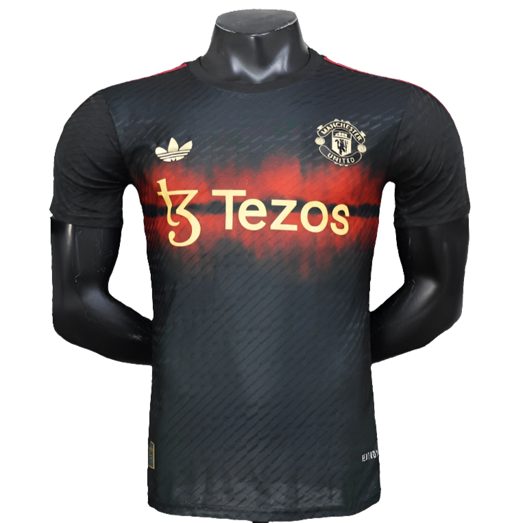 Camiseta de entrenamiento del Manchester United 25/26 - Negra - Versión de jugador