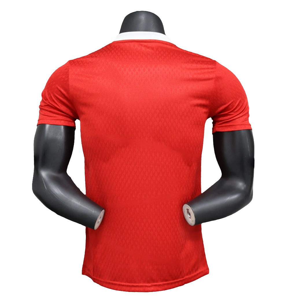 Camiseta prepartido del Arsenal 25/26 - Roja - Versión jugador
