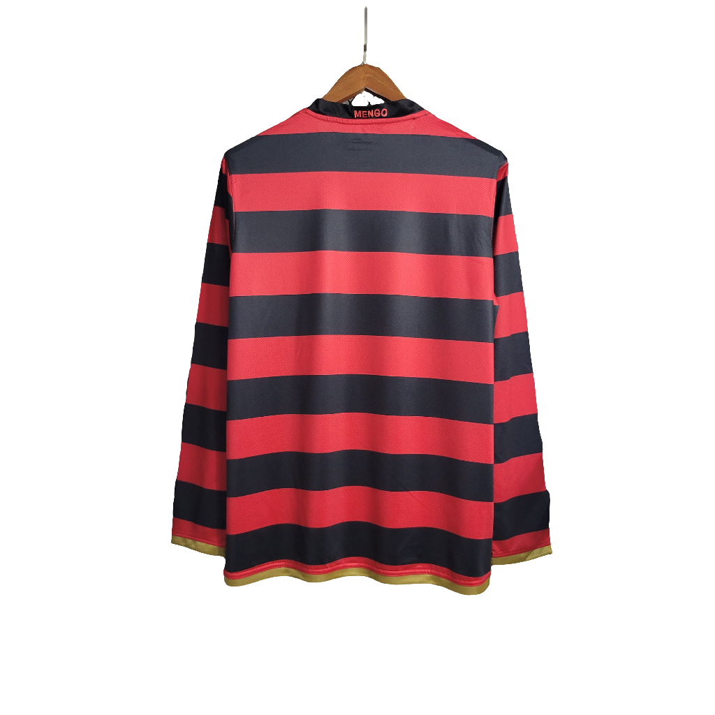 Camiseta local del Flamengo 2009 I - Versión retro de manga larga