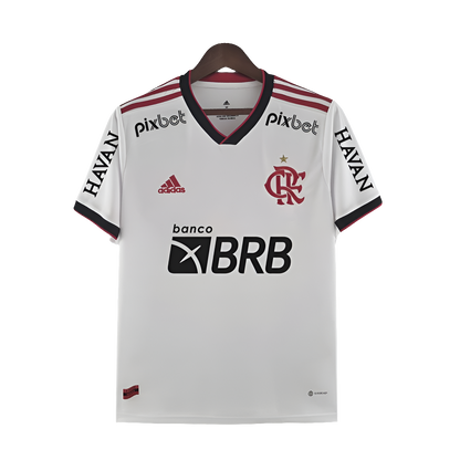Camiseta visitante del Flamengo 22/23 II - Todos los patrocinadores - Versión para aficionados