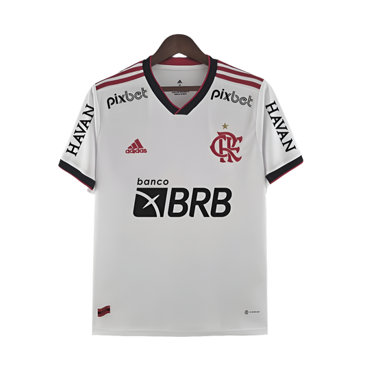 Camiseta visitante del Flamengo 22/23 II - Todos los patrocinadores - Versión para aficionados