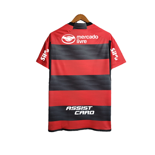 Camiseta local del Flamengo 23/24 - Todos los patrocinadores - Versión para aficionados
