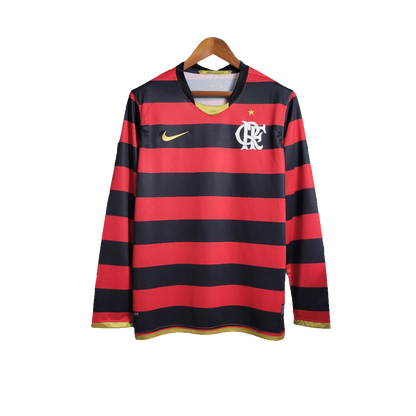 Camiseta local del Flamengo 2009 I - Versión retro de manga larga