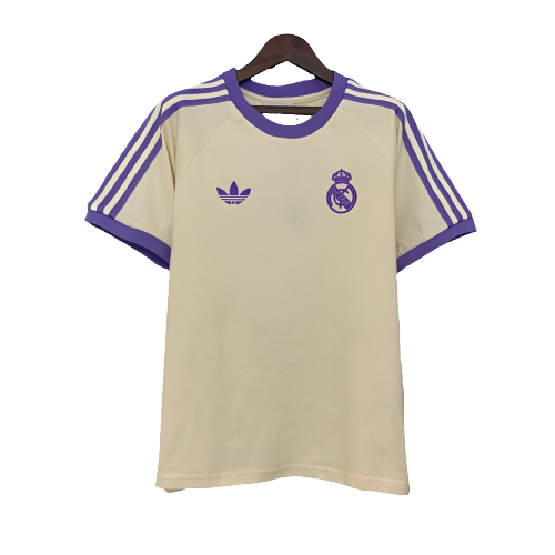 Camiseta Casual del Real Madrid 25/26 - Beige - Versión Fan