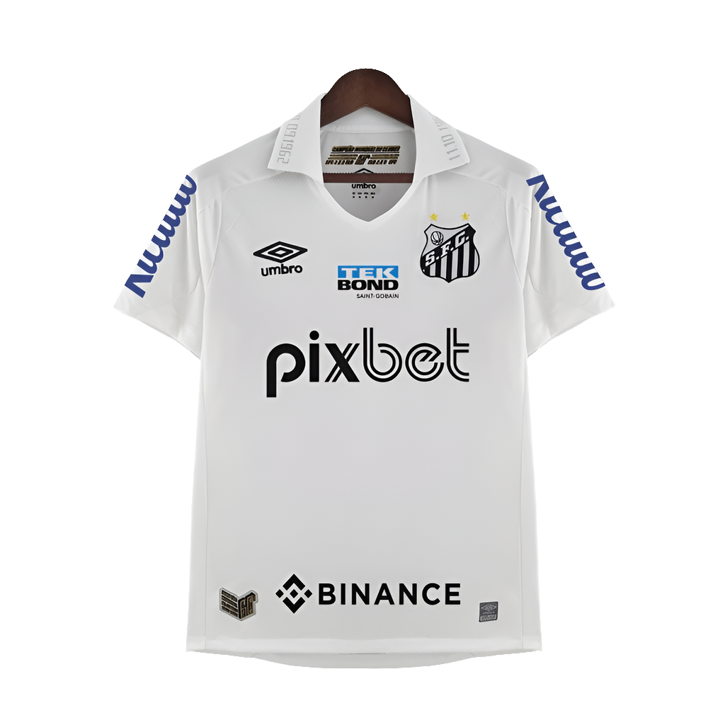 Camiseta local del Santos 22/23 - Todos los patrocinadores - Versión para aficionados