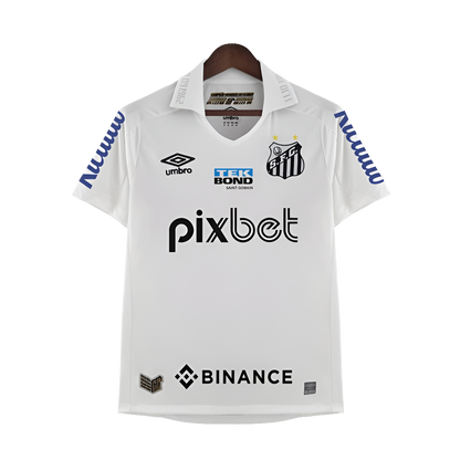 Camiseta local del Santos 22/23 - Todos los patrocinadores - Versión para aficionados