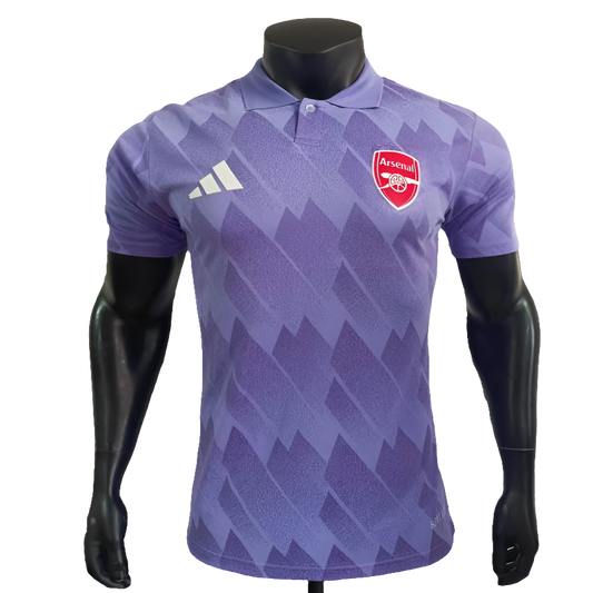 Camiseta Polo del Arsenal 25/26 - Morada - Versión de jugador