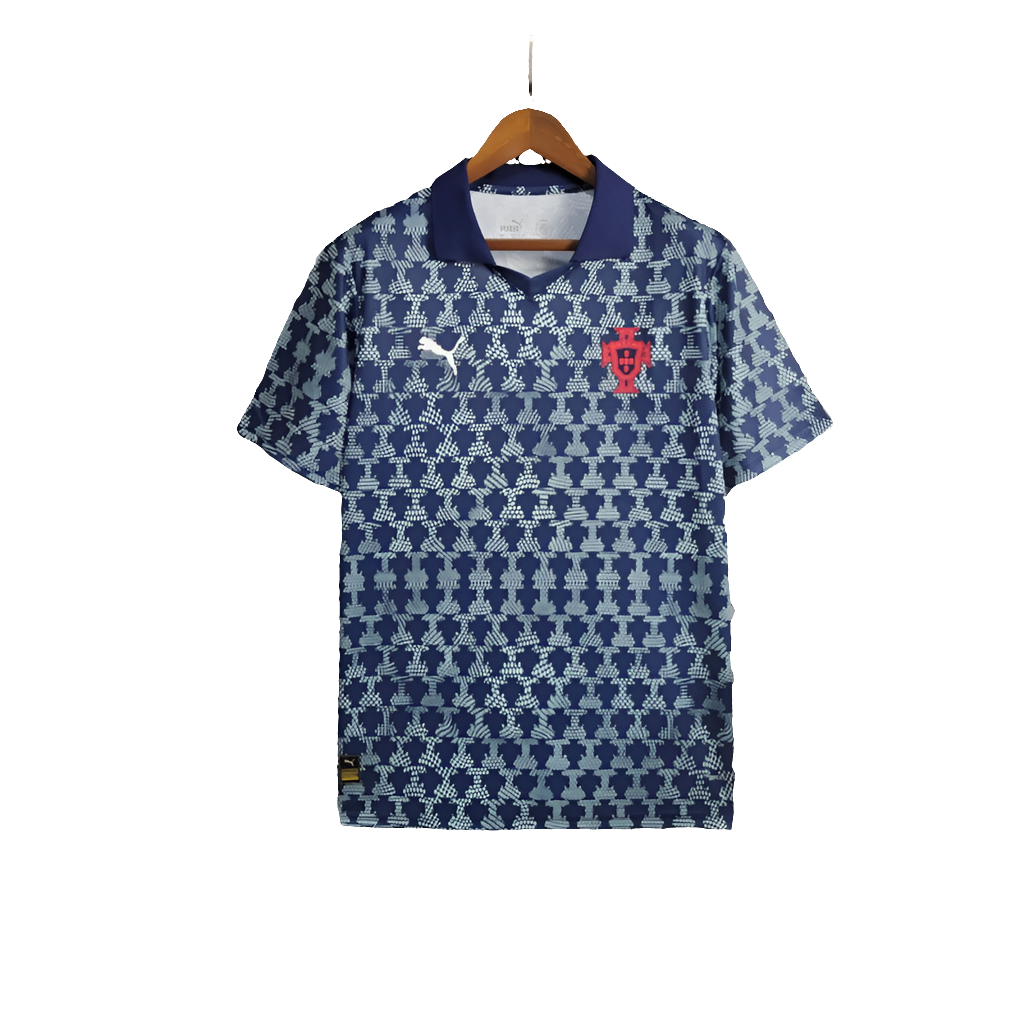 Camiseta de entrenamiento de Portugal 25/26 - Azul marino - Versión para aficionados 