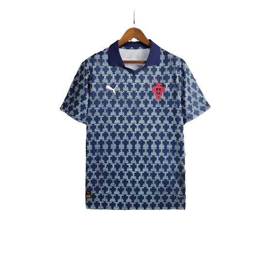Camiseta de entrenamiento de Portugal 25/26 - Azul marino - Versión para aficionados 