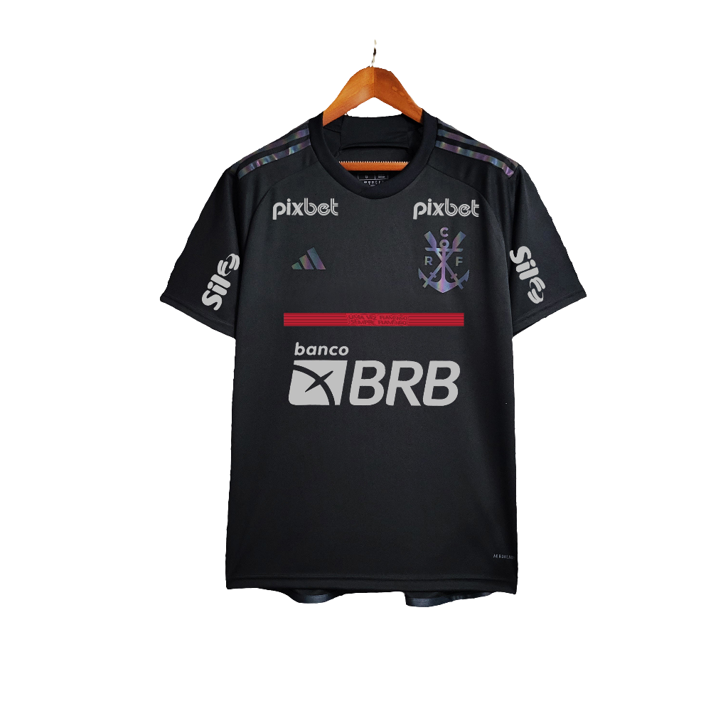 Tercera camiseta del Flamengo 23/24 - Todos los patrocinadores - Versión para aficionados